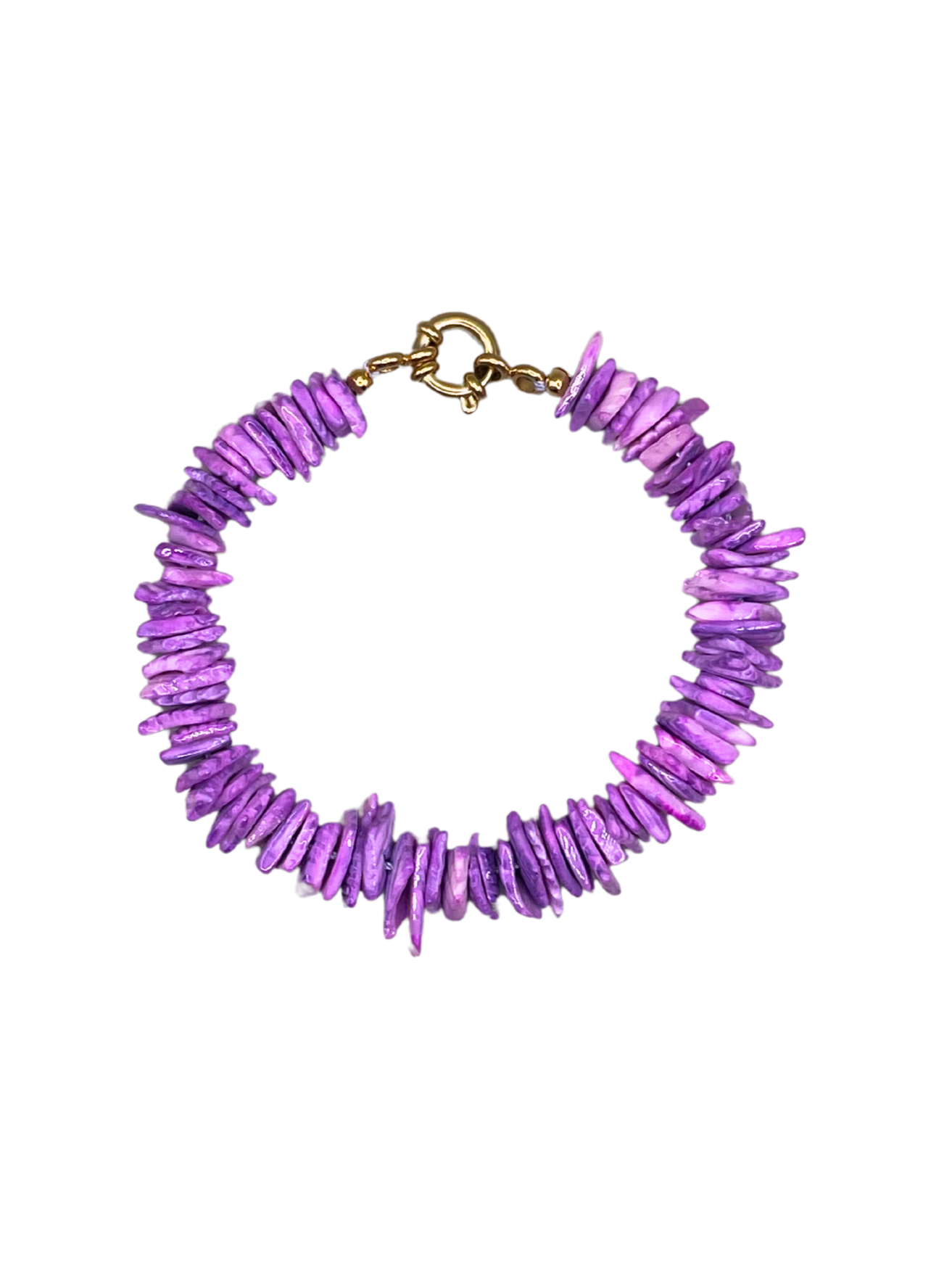 Purple Shell Bracelet