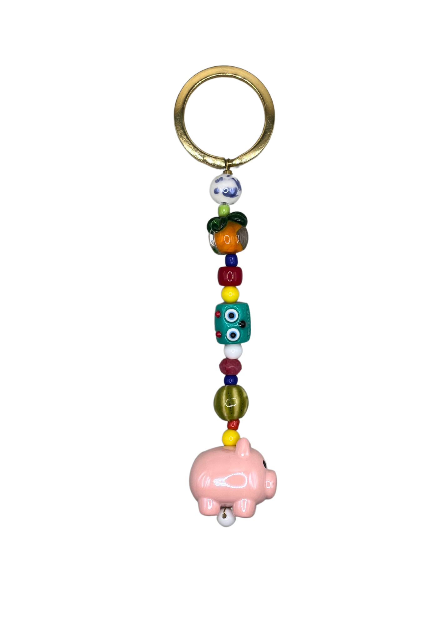 Funky Bead Keychain