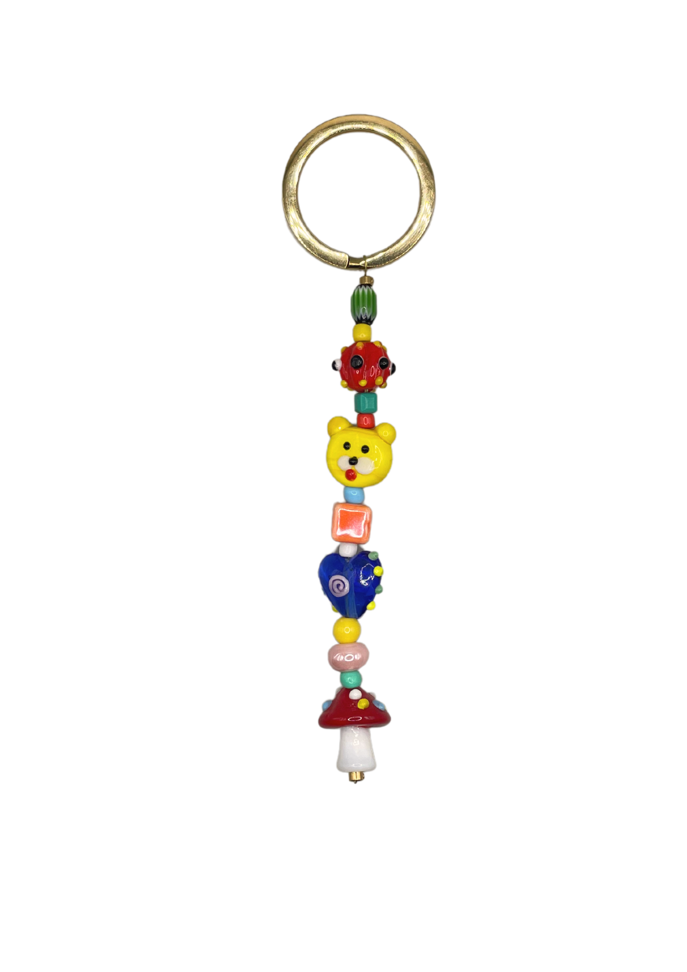 Funky Bead Keychain