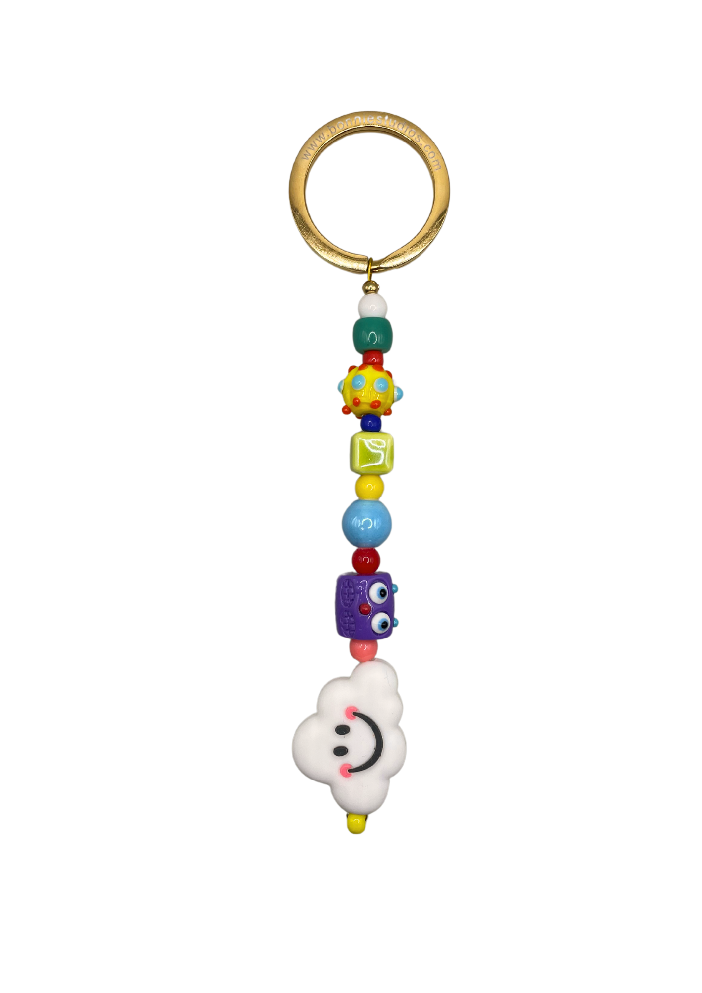 Funky Bead Keychain