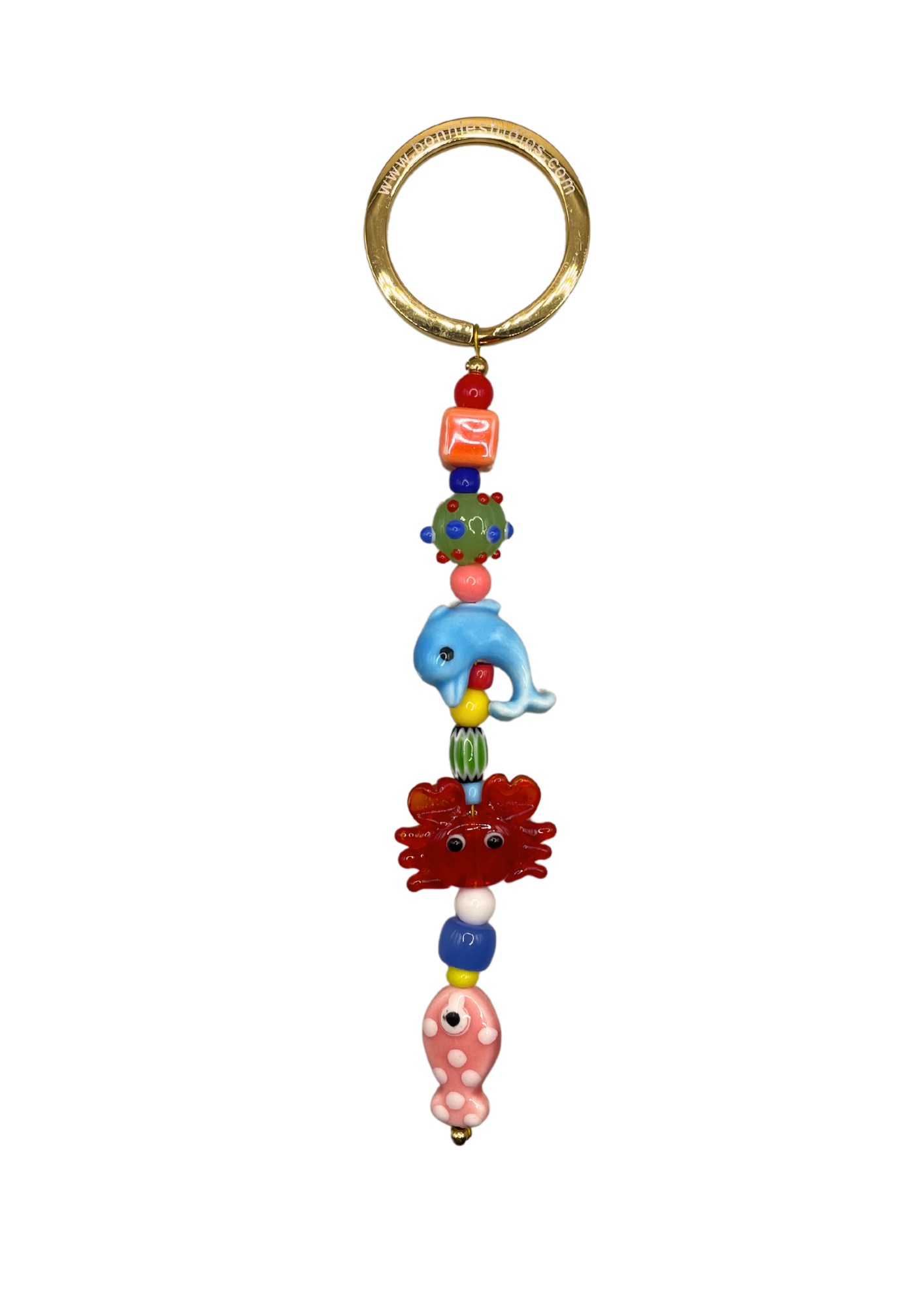 Funky Bead Keychain