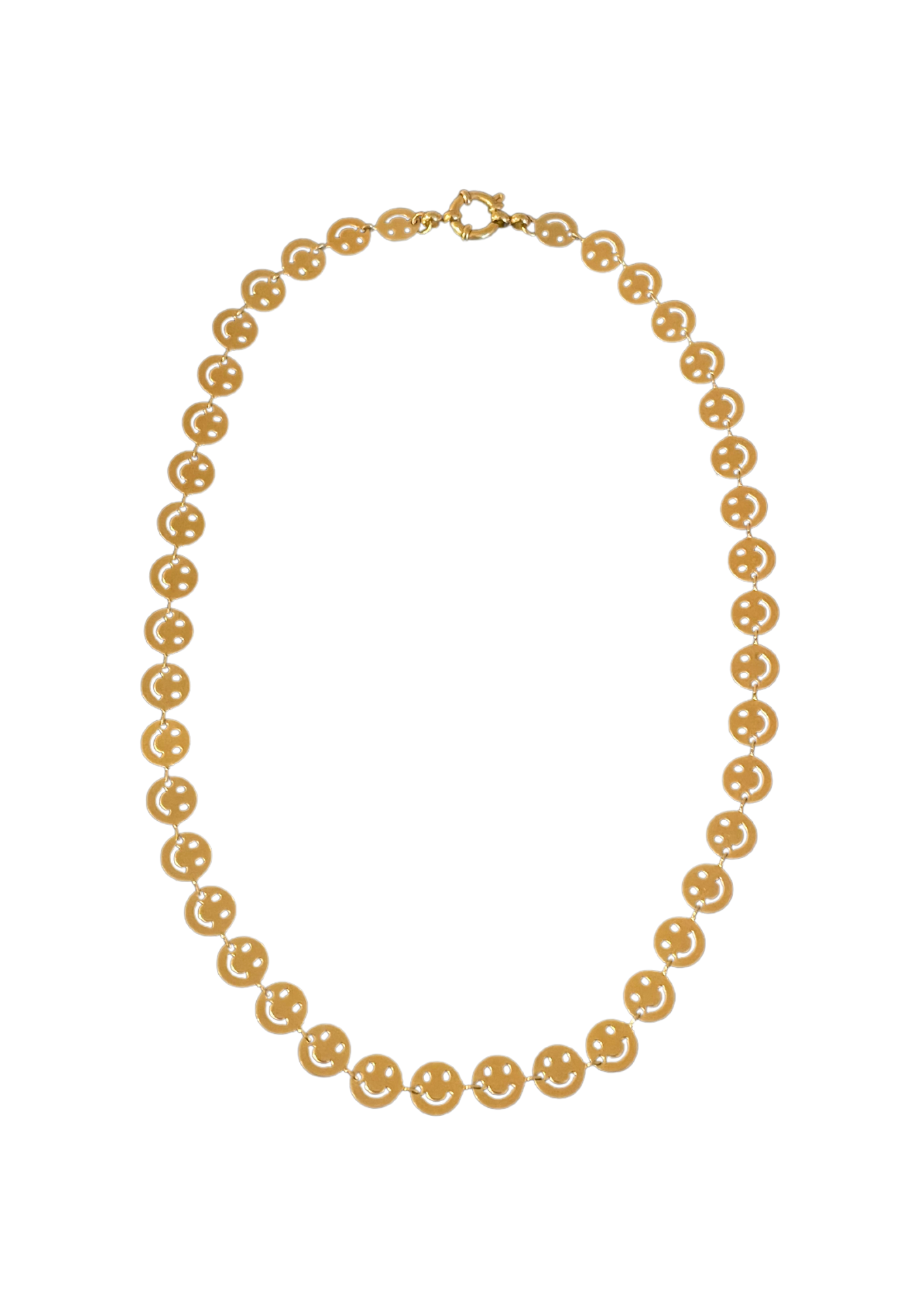 Smiley Gold Necklace