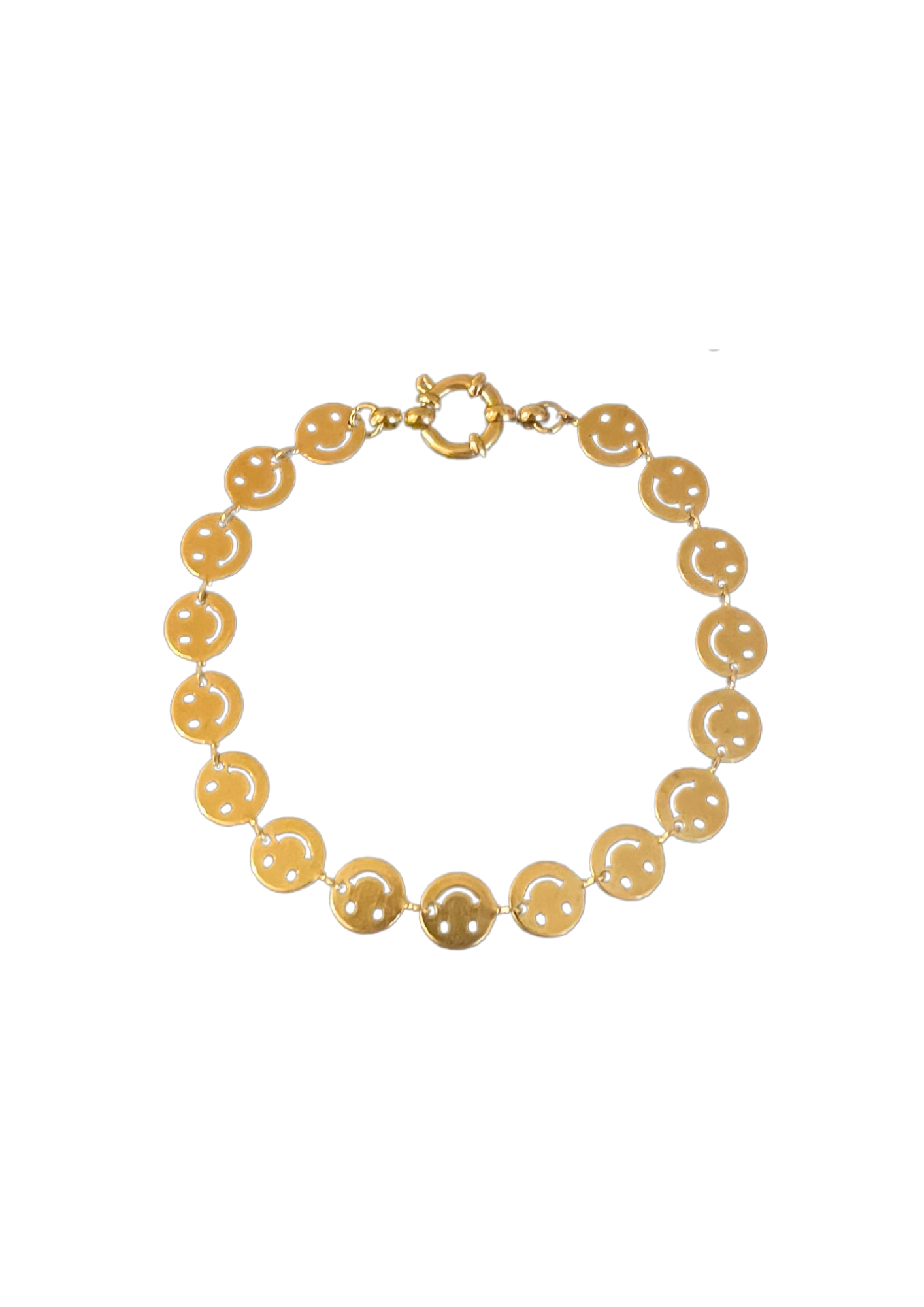 Smiley Gold Bracelet