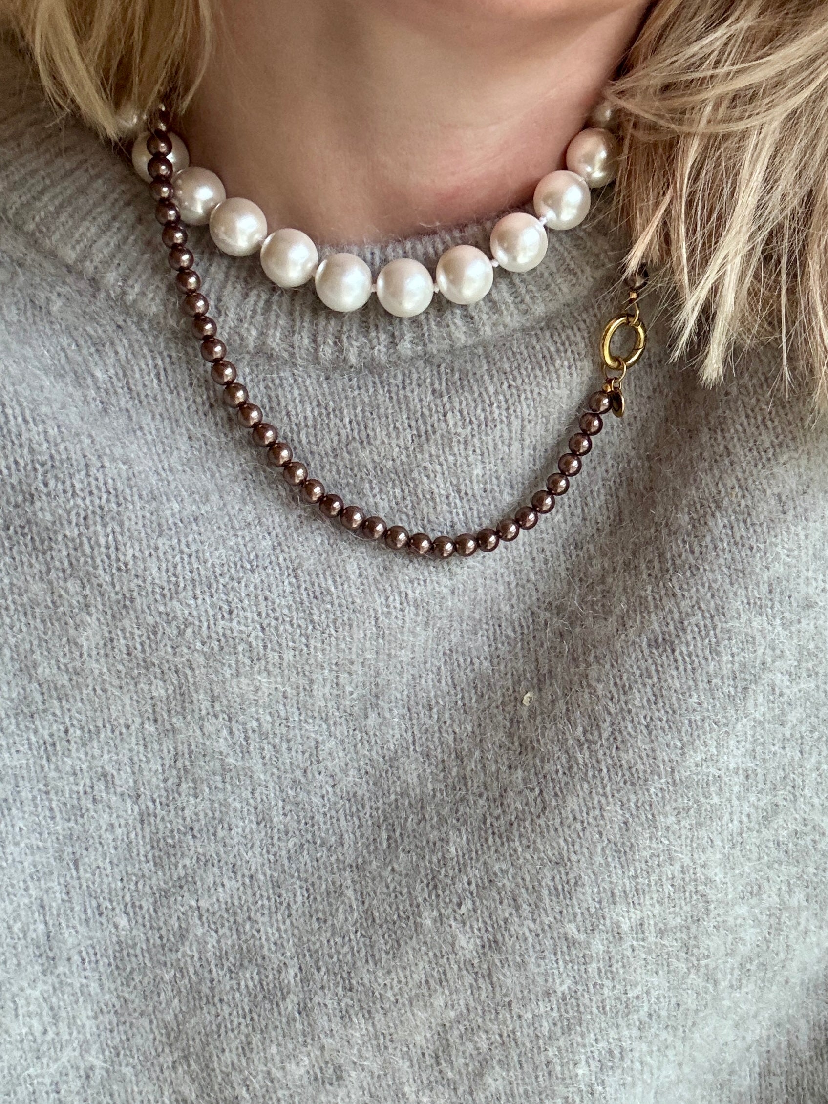 Brown Pearl Necklace