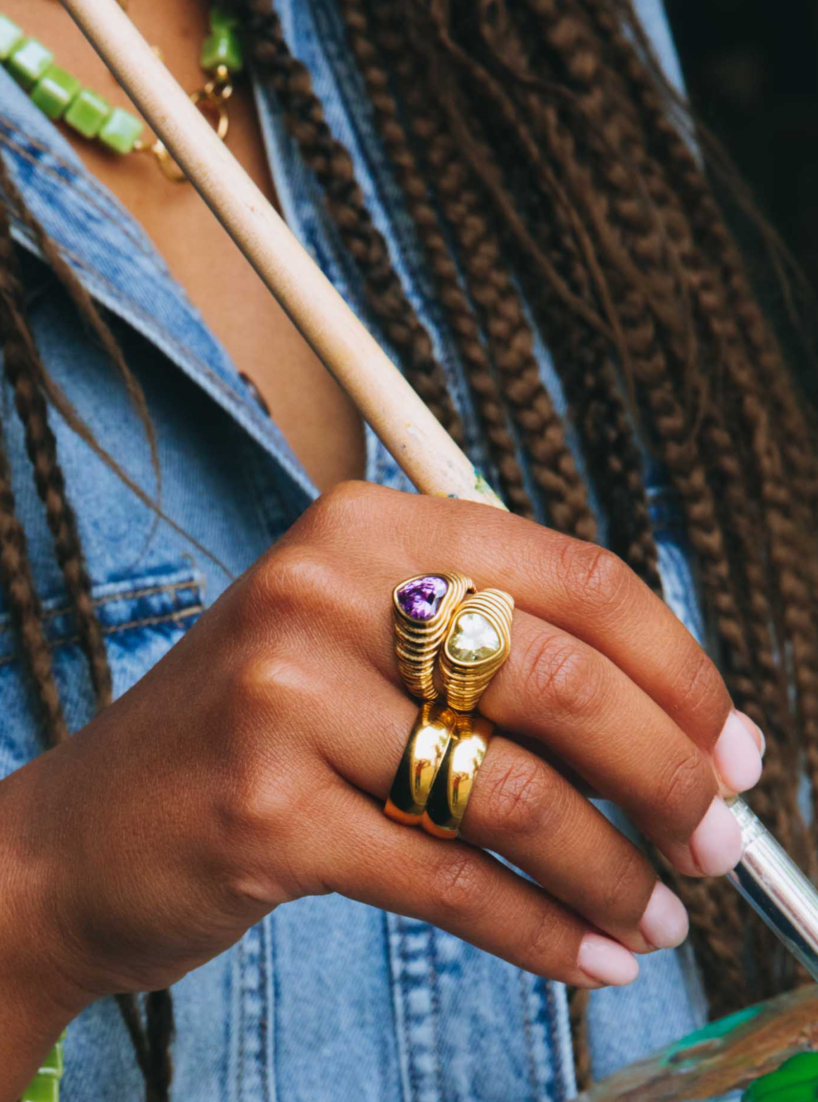 Purple Heart Ring