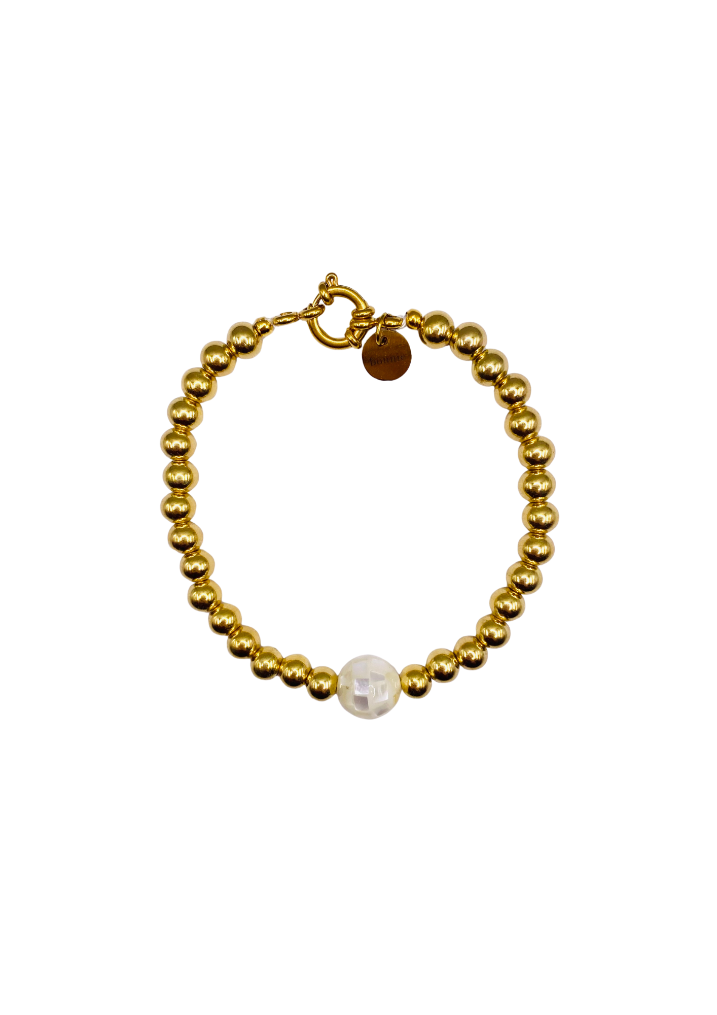 Disco Ball Gold Bracelet