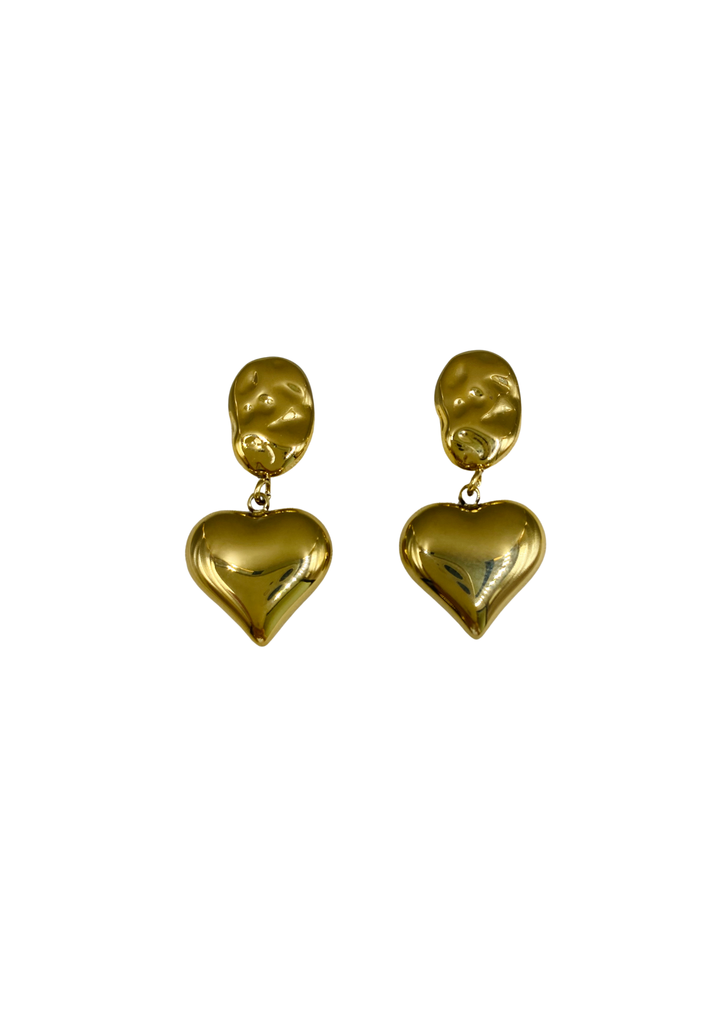 Heart Earrings ~ 2 Pcs